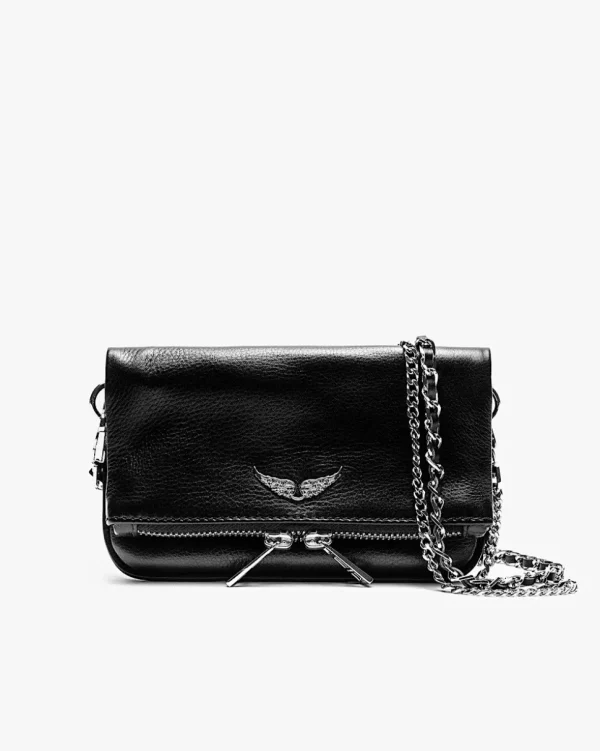 BOLSO ROCK NANO GRAINED LEATHER ZADIG & VOLTAIRE