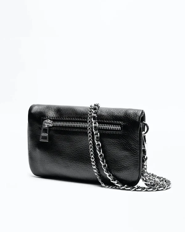 BOLSO ROCK NANO GRAINED LEATHER ZADIG & VOLTAIRE