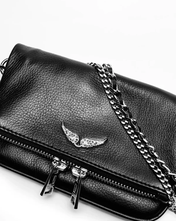 BOLSO ROCK NANO GRAINED LEATHER ZADIG & VOLTAIRE