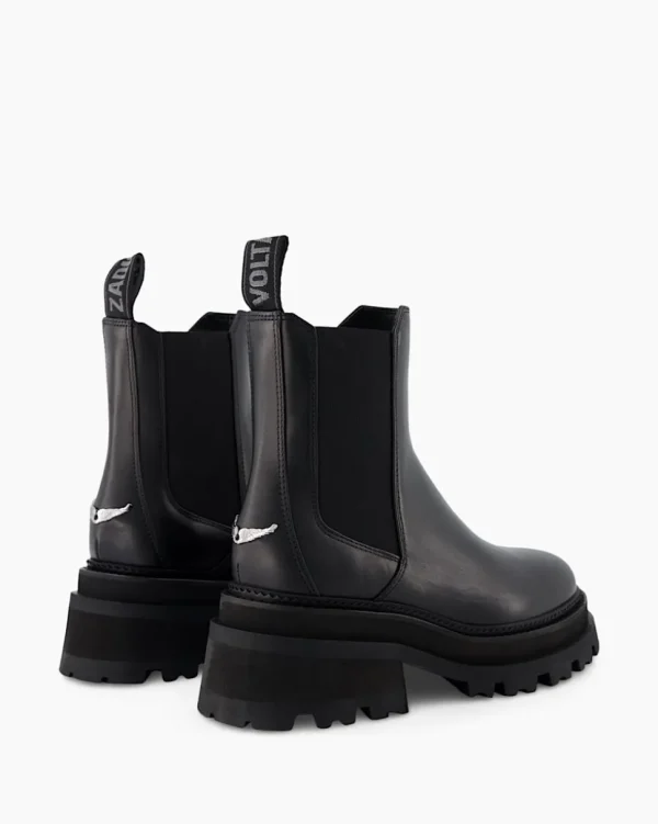 BOTAS RAVE SEMY-SHINY CALFSKIN ZADIG & VOLTAIRE