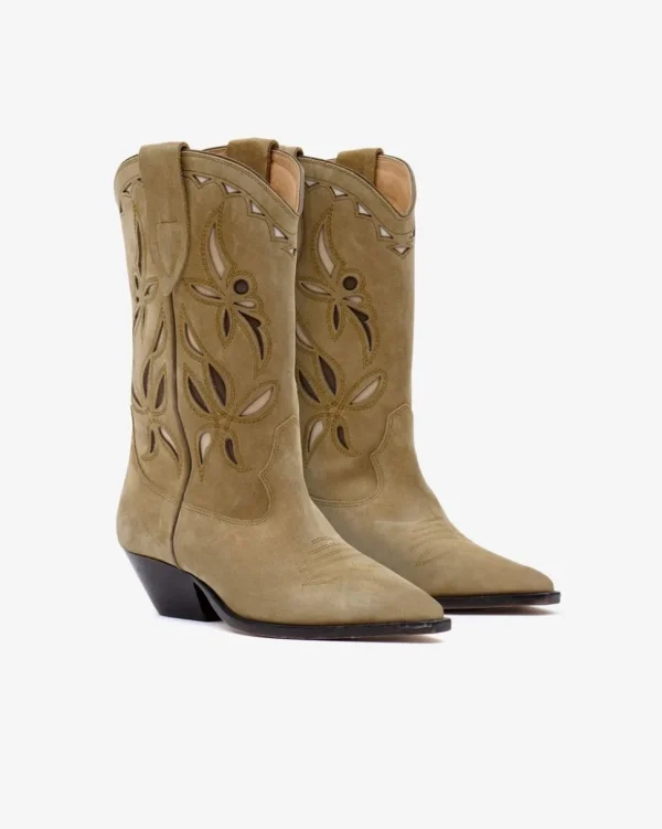 BOTAS TEJANAS DE ANTE DUERTO ISABEL MARANT