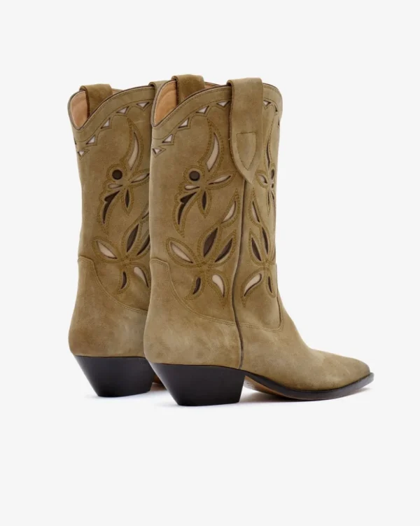 BOTAS TEJANAS DE ANTE DUERTO ISABEL MARANT
