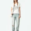 CAMISETA ALYS HC BIG HEART STRASS ZADIG & VOLTAIRE