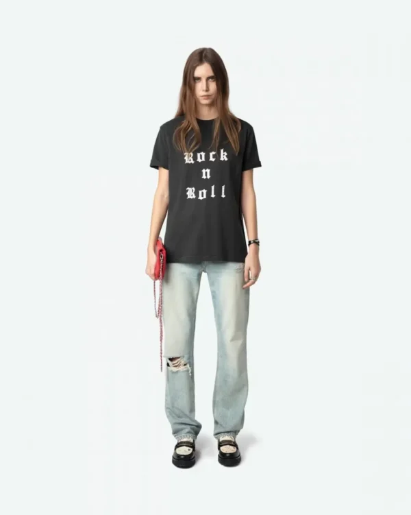 CAMISETA EDWIN ROCK AND ROLL STRASS ZADIG & VOLTAIRE