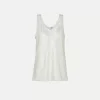 CAMISETA SIN MANGAS DE TERCIOPELO LAMÉ FLUIDO FORTE_FORTE