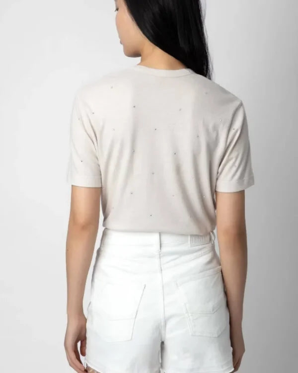 CAMISETA WASSA DOTS STRASS ZADIG & VOLTAIRE