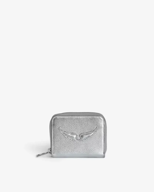 CARTERA MINI ZV METALLIC GRAINED ZADIG & VOLTAIRE