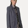 CHAQUETA BOXY DE TAFETÁN CHIC FORTE_FORTE