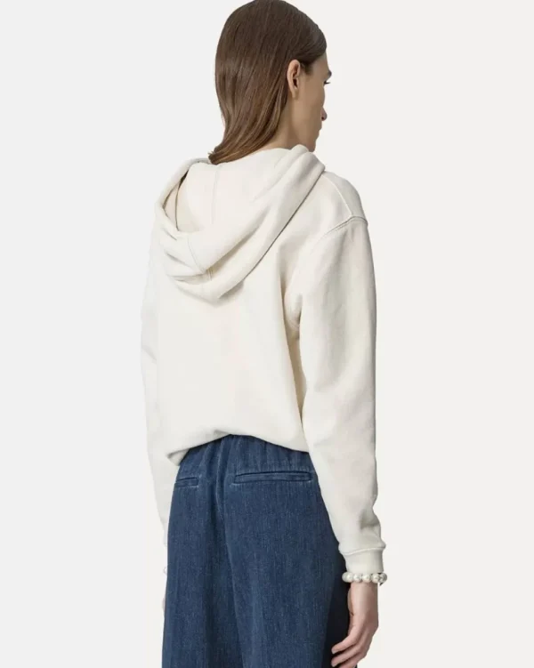ESSENTIAL DIAGONAL COTTON HOODIE SWEATSHIRT FORTE_FORTE
