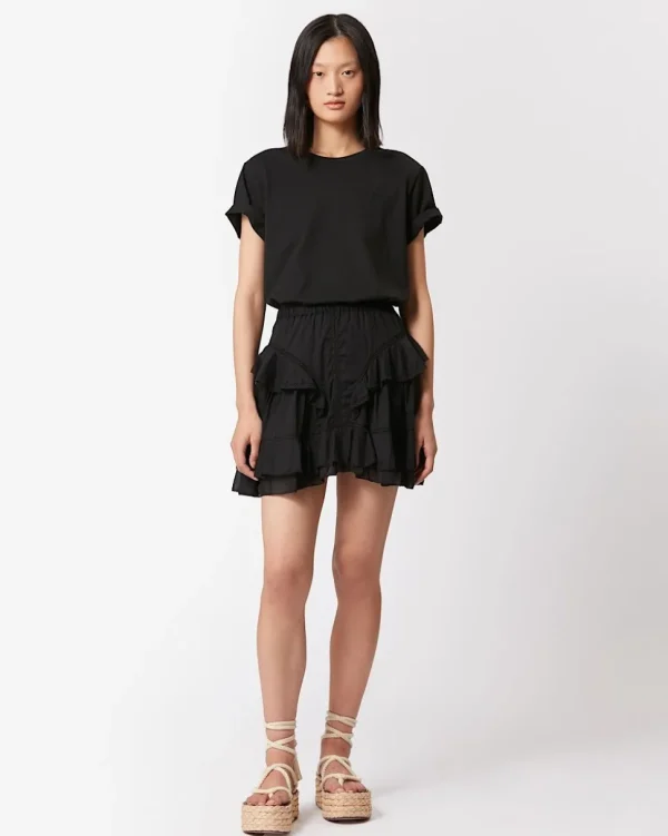 FALDA DE VOILE DE ALGODÓN MOANA ISABEL MARANT ÉTOILE
