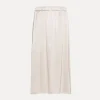 FALDA ESSENTIAL SILK SATIN ELASTICATED SKIRT FORTE_FORTE