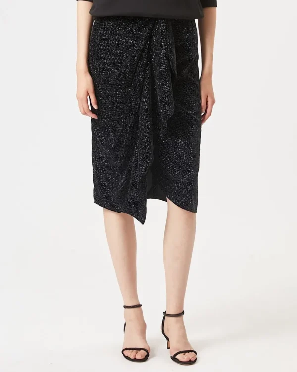 FALDA MIDI DE TERCIOPELO ALYSSA MARANT ÉTOILE