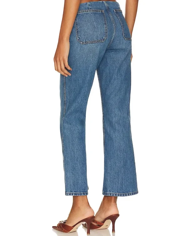 PANTALONES BUTTON FRONT CROP BOOT RE/DONE