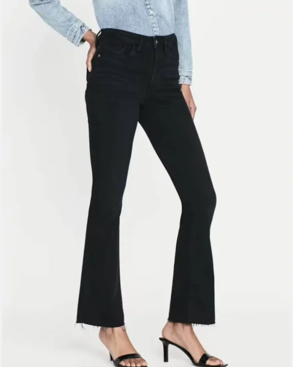 PANTALONES LE CROP MINI BOOT RAW FRAY FRAME