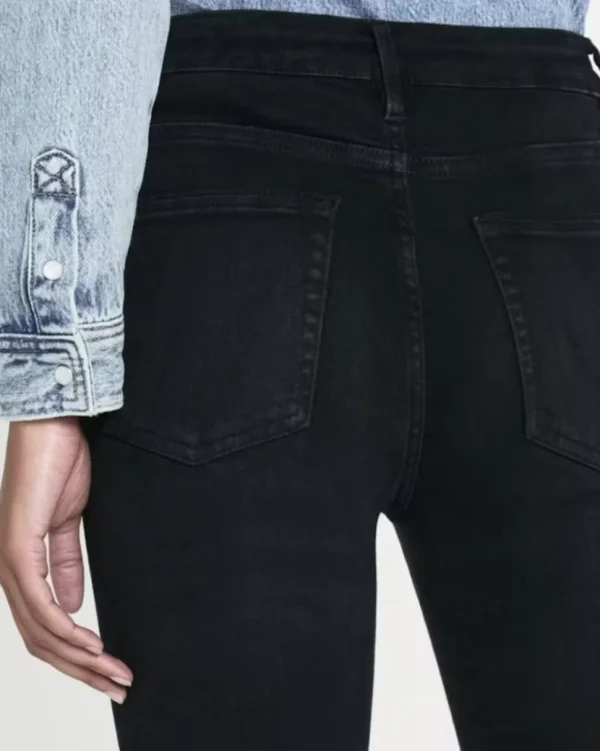 PANTALONES LE CROP MINI BOOT RAW FRAY FRAME