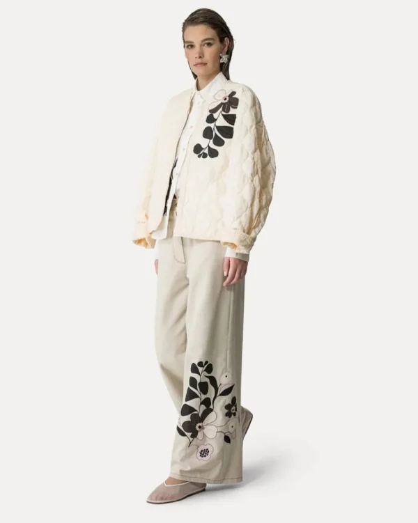 PANTALONES "LE BOUQUET" DENIM BORDADO 5 BOLSILLOS FORTE_FORTE