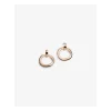PENDIENTES ARO IRREGULAR DORADO HELENA ROHNER