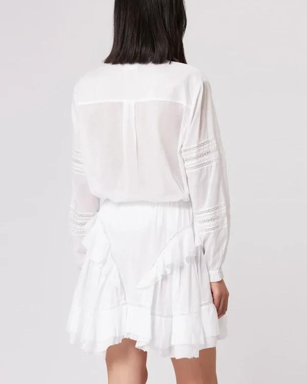 TOP DE VOILE DE ALGODÓN METINA ISABEL MARANT ÉTOILE