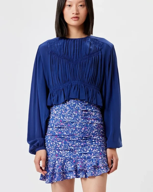 TOP TIPO CROP DE SEDA NELINO ISABEL MARANT