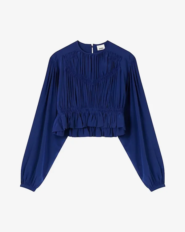 TOP TIPO CROP DE SEDA NELINO ISABEL MARANT