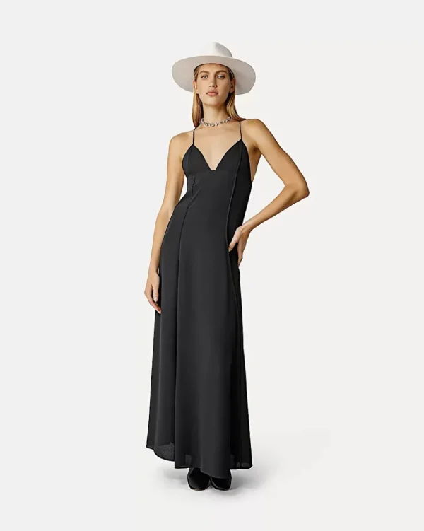VESTIDO DE CREP MARROQUÍ FORTE_FORTE