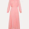 VESTIDO ESSENTIAL CO/SE VOILE LONG SLEEVES FORTE_FORTE