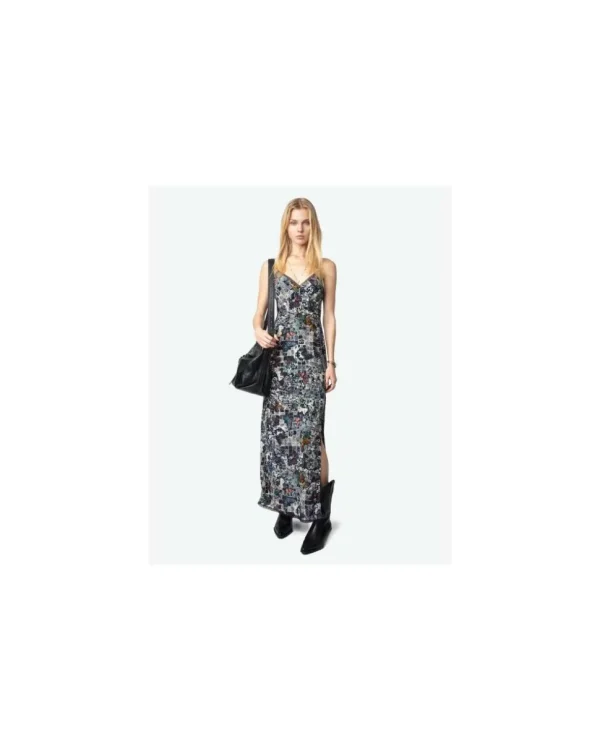 VESTIDO RAMELIL SOFT BUTTERFLIES ZADIG & VOLTAIRE