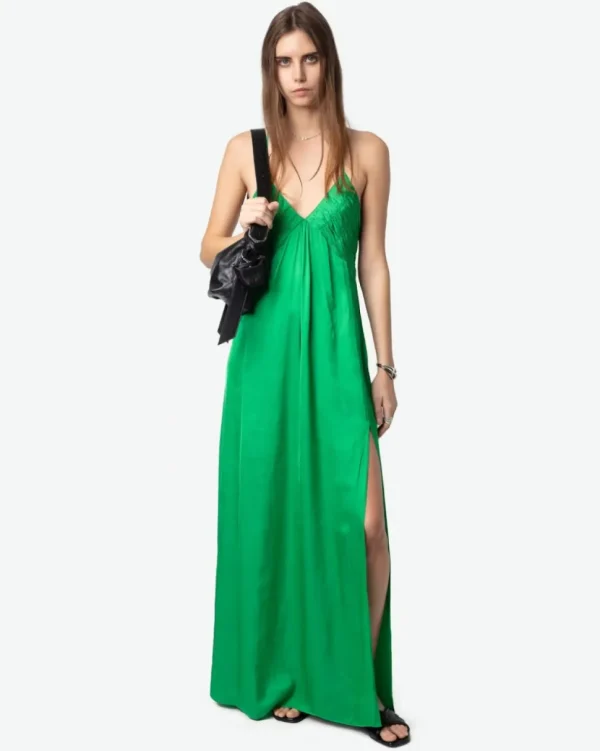 VESTIDO RAYONNE SATIN ZADIG & VOLTAIRE