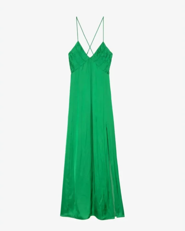 VESTIDO RAYONNE SATIN ZADIG & VOLTAIRE