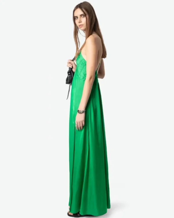 VESTIDO RAYONNE SATIN ZADIG & VOLTAIRE