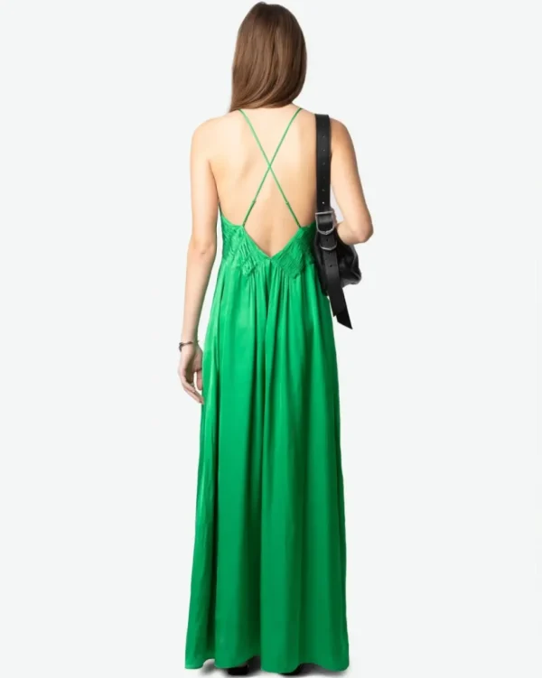 VESTIDO RAYONNE SATIN ZADIG & VOLTAIRE