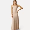 VESTIDO STRETCH CREPE CADY LONG FORTE_FORTE