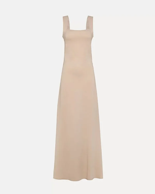 VESTIDO STRETCH CREPE CADY LONG FORTE_FORTE