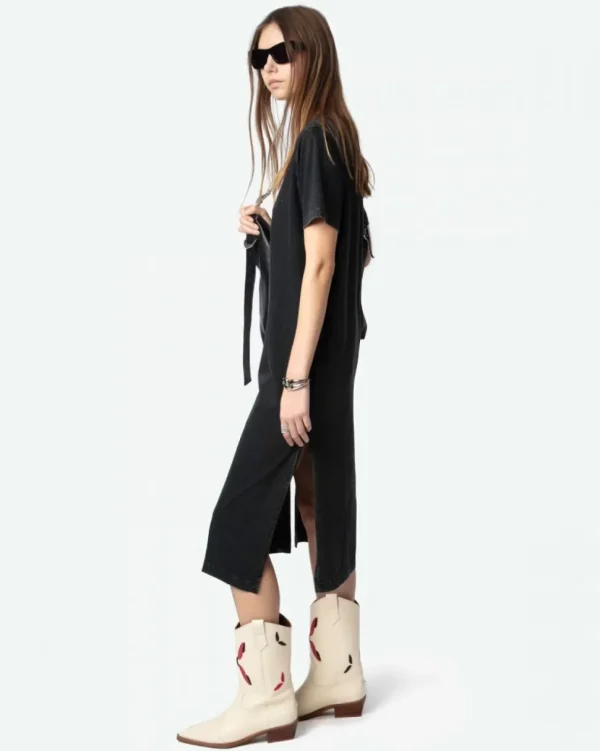 VESTIDO ZAID HC WINGS STRASS ZADIG & VOLTAIRE
