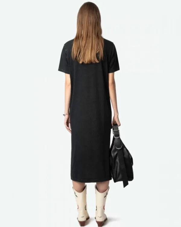 VESTIDO ZAID HC WINGS STRASS ZADIG & VOLTAIRE